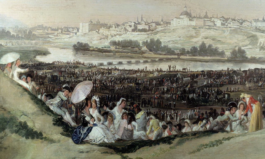 "La Pradera de San isidro", de Goya, en 1988.